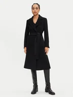 Płaszcze damskie - MAX&Co. Płaszcz wełniany Runaway 2428016024200 Czarny Regular Fit - miniaturka - grafika 1