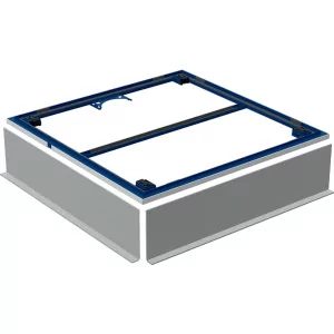 GEBERIT 154.460.00.1 Rama instalacyjna do paneli do natrysków bezbrodzikowych Geberit Setaplano 80x80 - Akcesoria do armatury i ceramiki - miniaturka - grafika 1