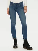 Spodnie damskie - Lee Jeansy 112355242 Niebieski Regular Fit - miniaturka - grafika 1