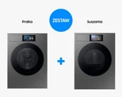 Zestawy AGD - Samsung Zestaw Pralka Bespoke AI 9kg WF90F09C4SU4 + Suszarka Bespoke AI 9kg DV90F09F4SU4 - miniaturka - grafika 1
