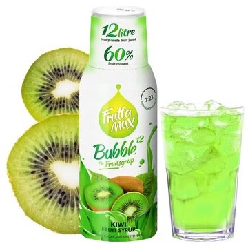 Syrop Koncentrat Do Saturatora Wody Fruttamax Sok Kiwi 500ML Do 12L Napoju