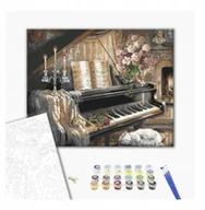 Malowanie po numerach - Malowanie po numerach BRUSHME, 40x50 cm, komfort Beethovena, 1 szt., w pudełku - miniaturka - grafika 1