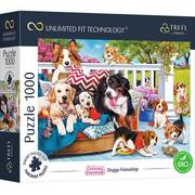 Puzzle - Trefl Prime - Puzzle UFT Cuteness Overload: Doggy Friendship - 1000 Elementów, Najgrubsza Tektura, BIO, Psy, Szczeniaki, Zwierzęta, Słodki Obrazek, Kreatywna Rozrywka dla Dorosłych i Dzieci od 12 Lat 10698 - miniaturka - grafika 1