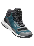 Buty trekkingowe damskie - Keen Buty turystyczne "Tempo Flex" w kolorze szaro-niebieskim - miniaturka - grafika 1
