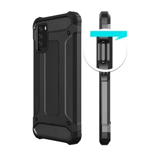 Hybrid Armor pancerne hybrydowe etui pokrowiec Xiaomi Redmi Note 10 5G / Poco M3 Pro złoty - Etui i futerały do telefonów - miniaturka - grafika 2