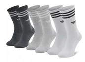 Skarpetki męskie - Adidas Skarpetki adidas 3 Stripes Crew Sock wielokolorowy rozmiar 39-42 - miniaturka - grafika 1