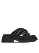 Klapki i japonki damskie - Buffalo Klapki 1602319 Czarny - miniaturka - grafika 1