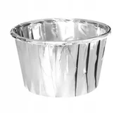 Formy do ciast - PAPILOTKI FOREMKI do babeczek srebrne 20 szt - miniaturka - grafika 1