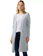 Płaszcze damskie - Street One Damski płaszcz z dzianiny, Satynowy niebieski melanż, 34 - miniaturka - grafika 1