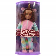 Lalki dla dziewczynek - DUŻA LALKA KOMBINEZON JEDNOROŻEC 46CM JAK ŻYWA KRĘCONE WŁOSY ZAMYKA OCZY - miniaturka - grafika 1