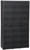 Szafy i regały magazynowe - EDINOS Czarna szafa gospodarcza do piwnicy i ogrodu - Kendall 6X - miniaturka - grafika 1