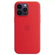 Etui i futerały do telefonów - Etui APPLE Silicone Case MagSafe do iPhone 14 Pro Max Czerwony - miniaturka - grafika 1