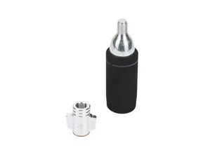 Pompka Na Naboje Co2  Mod. Ac-09 Av/Fv Mini,Al Srebrna Airace - Pompki rowerowe - miniaturka - grafika 1