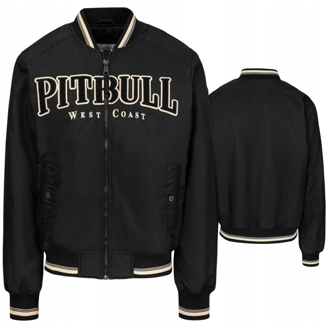 PITBULL WEST COAST KURTKA MĘSKA PIKOWANA PRZEJŚCIOWA DETROIT CZARNA 3XL