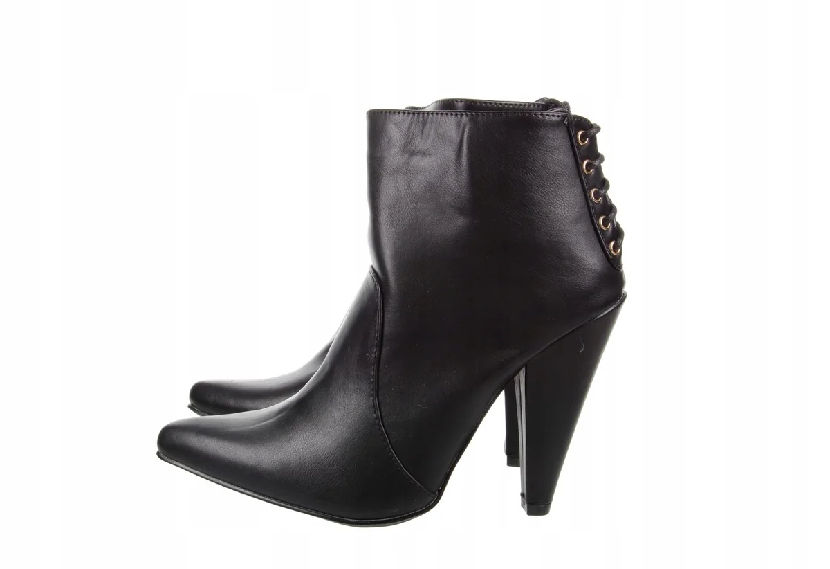 BOTKI CZARNE KLASYCZNE OBCAS 40 SHOEDAZZLE 40 3_6