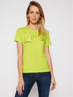Koszulki i topy damskie - Guess T-Shirt G81 W1RI0B I3Z00 Żółty Regular Fit - grafika 1