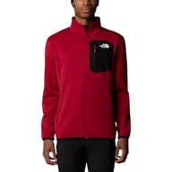 Bluzy męskie - Polar turystyczny męski The North Face Crest Full Zip NF0A897C r.S - miniaturka - grafika 1