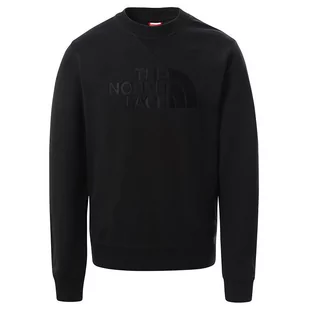 Bluza The North Face Drew Peak Crew 0A4T1EJK31 - czarna - Bluzy sportowe męskie - miniaturka - grafika 1