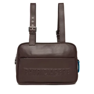 Torebka Patrizia Pepe 2B0125/L113F-B856 Brązowy - Torebki damskie - miniaturka - grafika 1