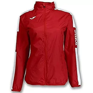 Joma Champion IV kurtka przeciwdeszczowa, zagłówek, damski rozmiar uniwersalny, czerwony/biały - Kurtki i płaszcze dla dziewczynek - miniaturka - grafika 1