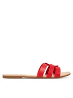 Klapki i japonki damskie - ONLY Shoes Klapki Onlfeli 4 15319426 Czerwony - miniaturka - grafika 1