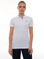 Koszulki i topy damskie - SIR RAYMOND TAILOR Koszulka polo "Angie" w kolorze białym - miniaturka - grafika 1