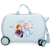 Walizki - Joumma Disney Frozen Believe in The Journey Walizka dziecięca niebieska 45 x 31 x 20 cm sztywny ABS 24,6 l 1,8 kg 2 koła bagaż podręczny, Niebieski, walizka dziecięca - miniaturka - grafika 1