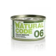 Mokra karma dla kotów - Natural Code 06 Kurczak Z Warzywami - Mokra Karma Dla Kota - Puszka 85G - miniaturka - grafika 1