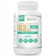 Witaminy i minerały dla sportowców - Wish Witamina B3(PP) 50mg 60caps - miniaturka - grafika 1