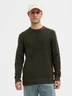 Swetry męskie - Jack & Jones Sweter Global 12287594 Zielony Regular Fit - miniaturka - grafika 1
