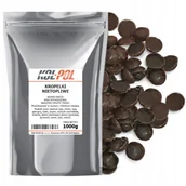 Słodkie kremy i masła - CZEKOLADA DO ZAPIEKANIA 1kg Kropelki czekoladowe nietopliwe jakość Kol-Pol - miniaturka - grafika 1