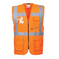 Odzież robocza - Kamizelka ostrzegawcza Executive Pomarańcz 3XL - miniaturka - grafika 1