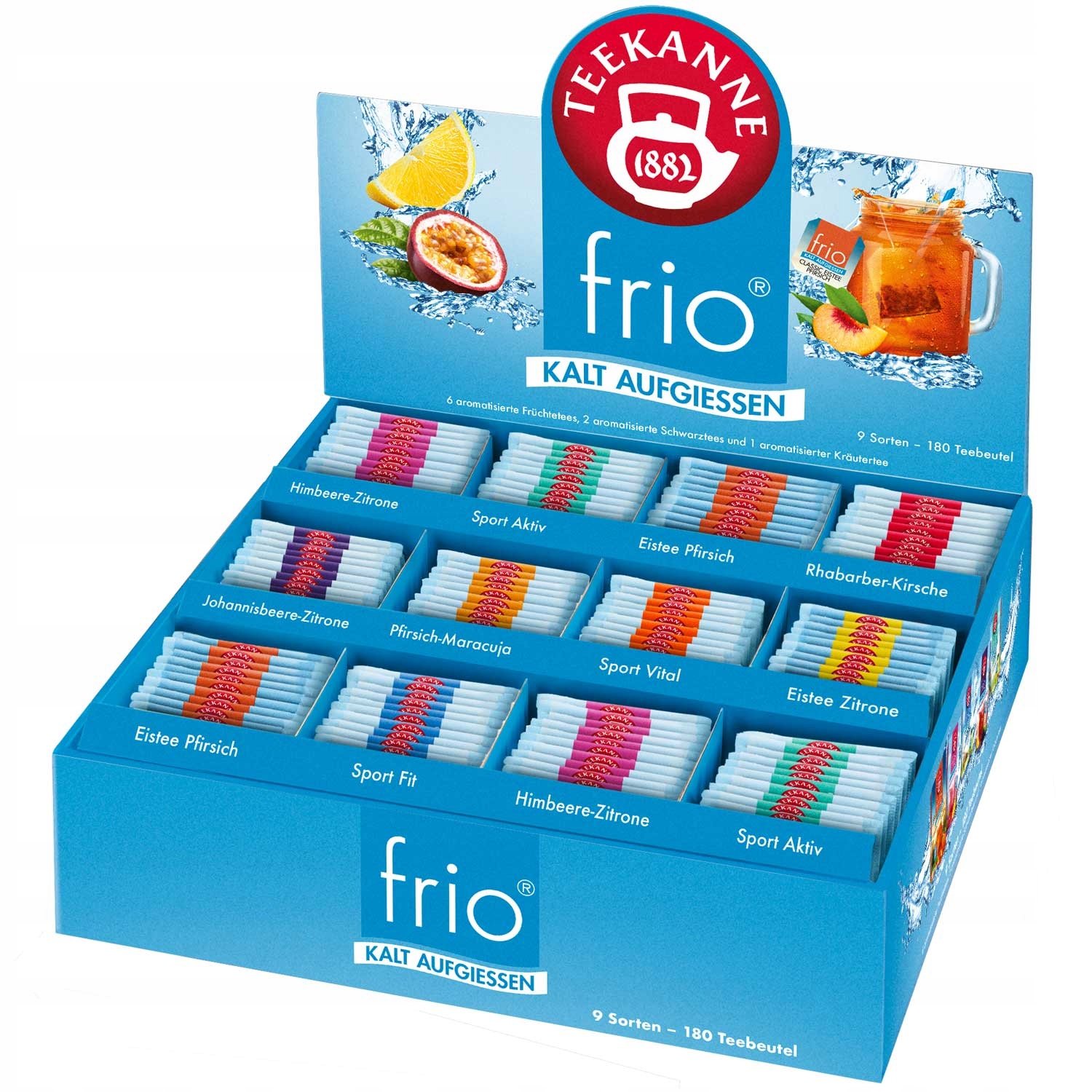 Pudełko kolekcjonerskie Herbat Teekanne Frio 180 szt