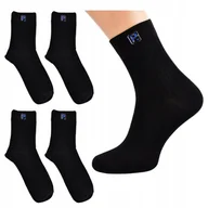 Skarpetki męskie - Skarpety męskie bawełniane wysokie 40-43 komfortowe sportowe 2 pary - miniaturka - grafika 1