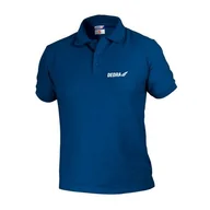 Odzież robocza - DEDRA Koszulka męska polo BH5PG-L L, granatowa, 35% + 65% - miniaturka - grafika 1