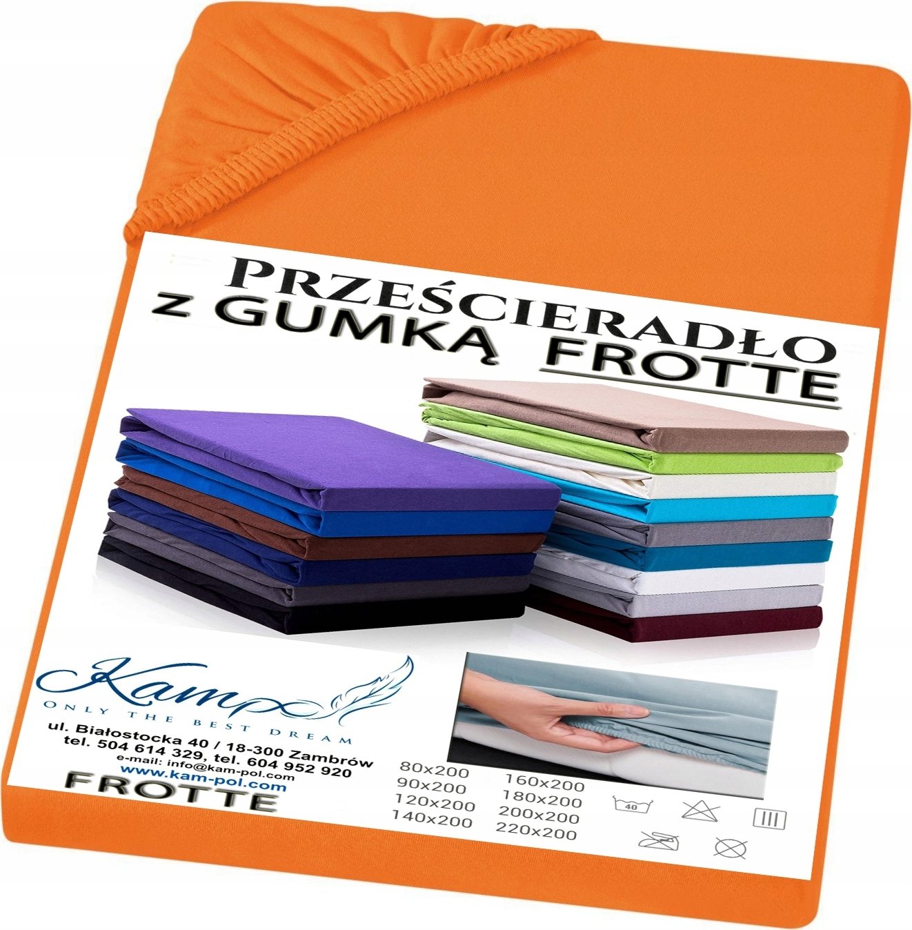 Prześcieradło Frotte Z Gumką 160X210 Mix Kolor