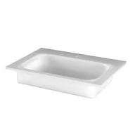 Umywalki - Umywalka meblowa Krofam Neo 60 cm prostokątna biały mat 160-0500 - miniaturka - grafika 1