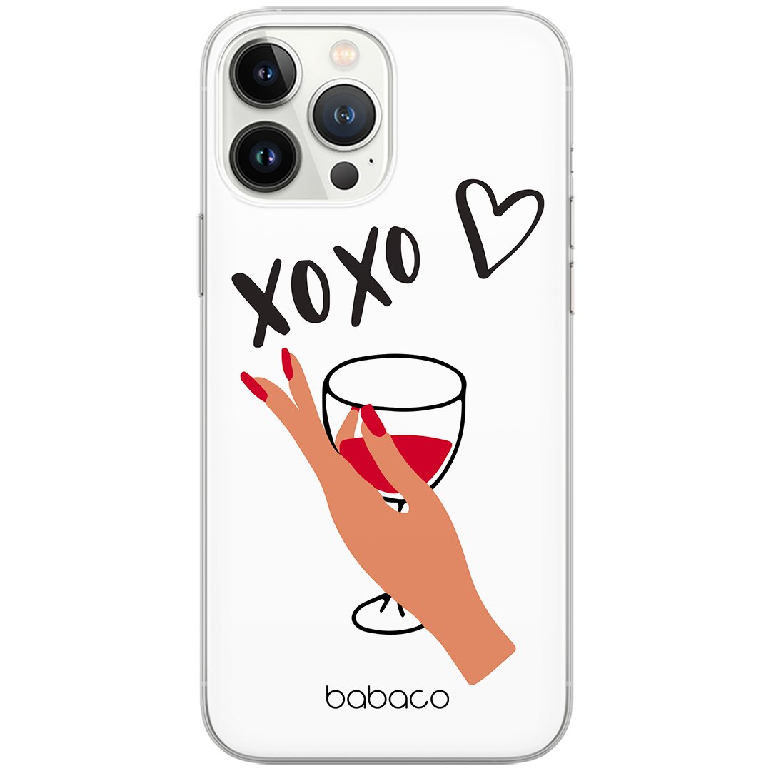 Etui do Samsung GALAXY NOTE 20 XOXO 001 Babaco Nadruk częściowy Przeźroczysty