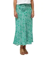 Spódnice - Minus Damska spódnica Aika, 9383p Ivy Green Patchwork Print, 42 - miniaturka - grafika 1