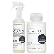 Zestawy kosmetyków damskich - Olaplex zestaw: kuracja przygotowująca włosy 155ml + odbudowująca i regenerująca kuracja do włosów 100ml - miniaturka - grafika 1