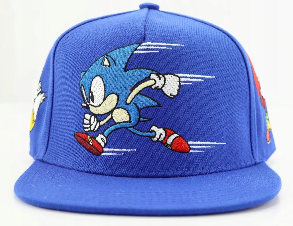 Czapka z daszkiem męska młodzieżowa Sega Sonic the Hedgehog 55-60 Snapback