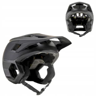 Kask Rowerowy Fox Dropframe Black S (52-54 cm) mtb gravel otwarty kask - Kaski rowerowe - miniaturka - grafika 1