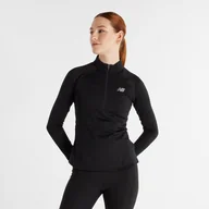 Bluzy damskie - Bluza damska New Balance WT43200BK  czarna - miniaturka - grafika 1