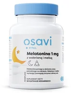 Układ nerwowy - Osavi - Melatonina z Walerianą i Melisą, 1mg, 60 vkaps - miniaturka - grafika 1