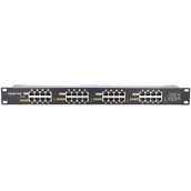 Wtyczki i adaptery - MikroTik Iniektor PoE 12v48V DC 650mA Max 1G Ethernert 19"" Rack Panel PoEIN16G (PoE_IN_16G) - miniaturka - grafika 1