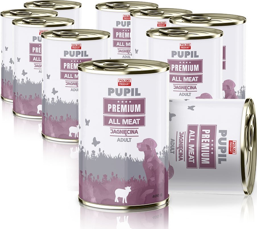 Pupil Premium Karma mokra dla psa PUPIL Premium All Meat ADULT jagnięcina 10 x 400 g