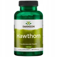 Suplementy naturalne - Swanson - Ekstrakt z Jagody Głogowej, 250mg, 120 kapsułek - miniaturka - grafika 1