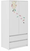 Szafy i szafki dla dzieci - Szafa dziecięca B-9 LISEK - miniaturka - grafika 1