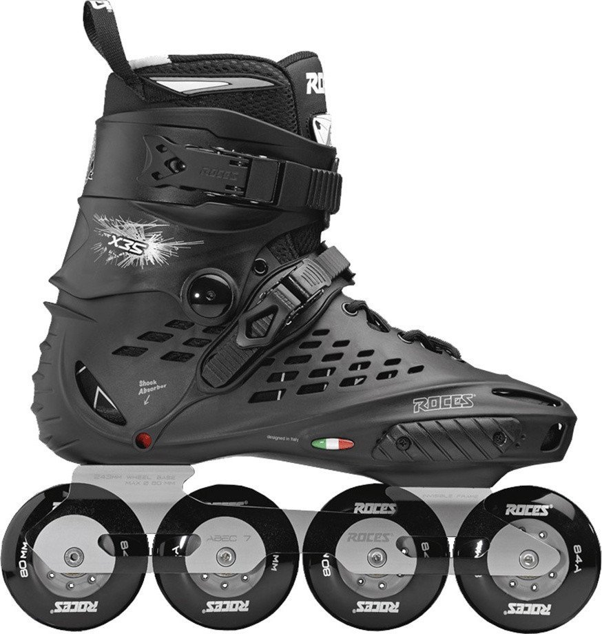 Łyżworolki Roces X35 TIF czarno-srebrne 400849 01 43