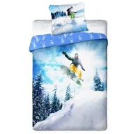 Pościel dla dzieci - Pościel 160x200 Snowboard – bawełna - miniaturka - grafika 1